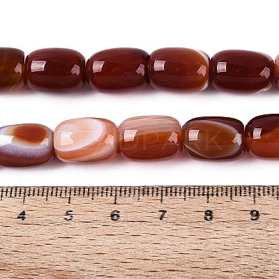 Natural Agate Beads Strands G-N356-02B-06-1