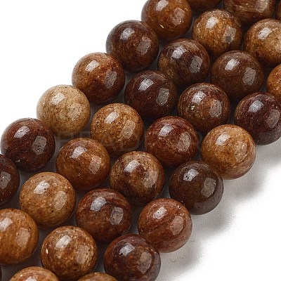 Natural Gemstone Beads Strands G-H045-A01-6MM-1