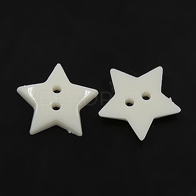 Acrylic Sewing Buttons X-BUTT-E070-A-01-1