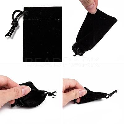Rectangle Velvet Pouches TP-R022-5x7-01-1