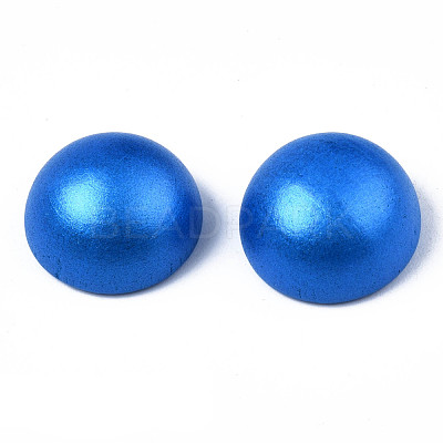 Painted Natural Wood Cabochons WOOD-S057-070B-1