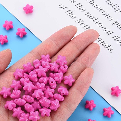 Opaque Acrylic Beads MACR-S373-26-A01-1
