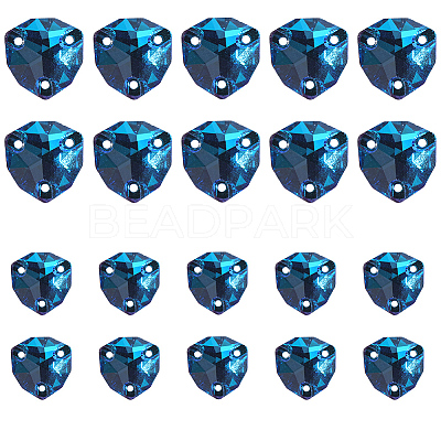 20Pcs 2 Style Sew on Rhinestone RGLA-GF0001-11-1