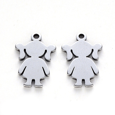 Tarnish Resistant 304 Stainless Steel Pendants STAS-N092-58-1