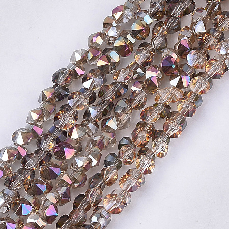 Electroplate Glass Beads Strands EGLA-S179-03B-D01-1