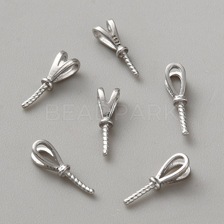 925 Sterling Silver Peg Bails STER-WH0005-25P-1