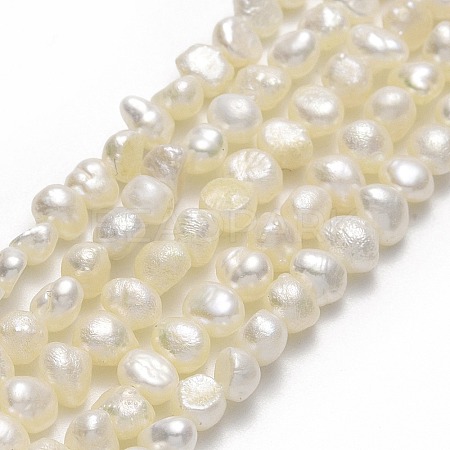 Natural Cultured Freshwater Pearl Beads Strands PEAR-A005-05B-01-1