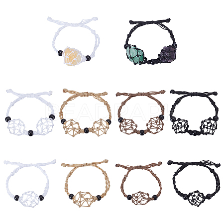 8Pcs Nylon Thread Bracelets BJEW-UN00022-1