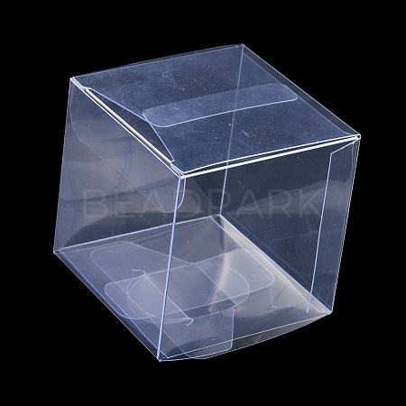 Square Transparent Plastic PVC Box Gift Packaging CON-F013-01K-1