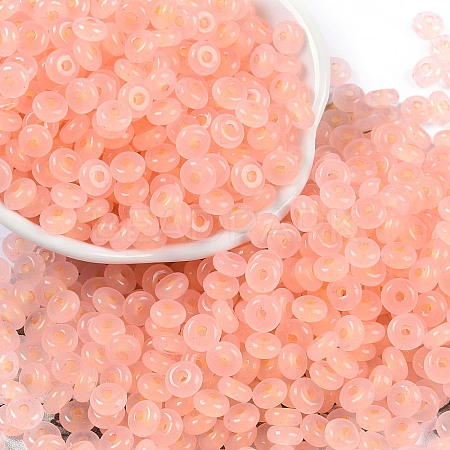 Transparent Colours Glass Seed Beads SEED-P008-01B-11-1