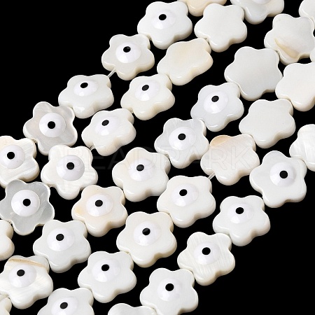 Natural Freshwater Shell Beads Strands SHEL-A006-03E-1