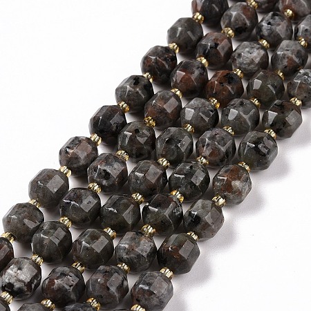 Natural Fluorescent Syenite Rock(Glow under UV Light) Beads Strands G-G990-F01-1