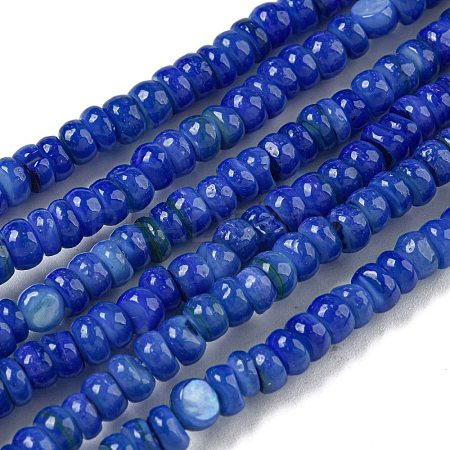 Dyed Natural Freshwater Shell Beads Strands BSHE-G039-07J-1