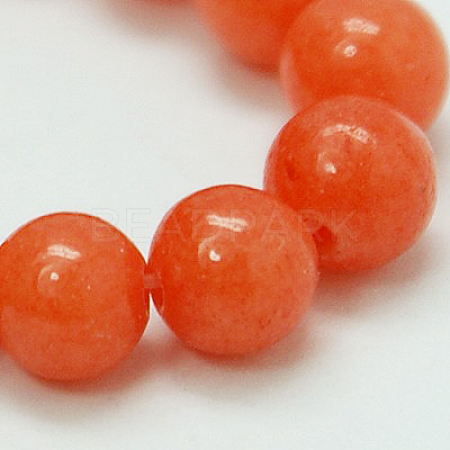 Natural Mashan Jade Round Beads Strands G-D263-4mm-XS21-1