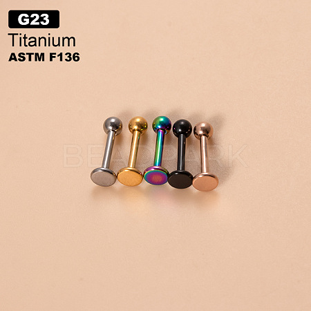 G23 Titanium Round Ball Internally Threaded Labrets WGFD71D-16-1