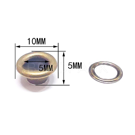 Brass Grommet Eyelet Findings PW-WG380A2-04-1