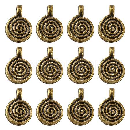 Tibetan Style Alloy Charms X-MLF0339Y-NF-1