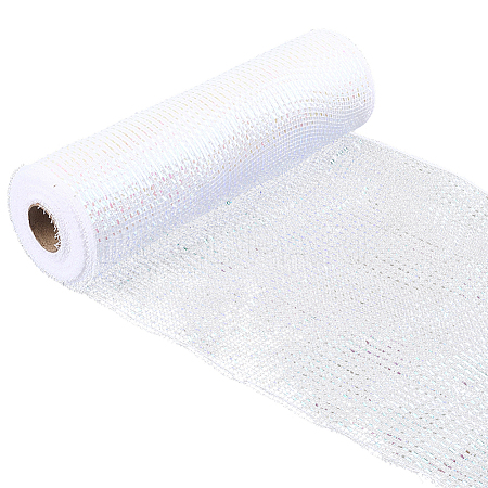 PP Christmas Poly Mesh Ribbon Rolls for DIY Christmas Projects Wreaths Party Decorations Packaging Crafts AJEW-WH20006-134A-1