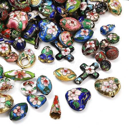 Handmade Cloisonne Beads CLB-Q002-12A-1