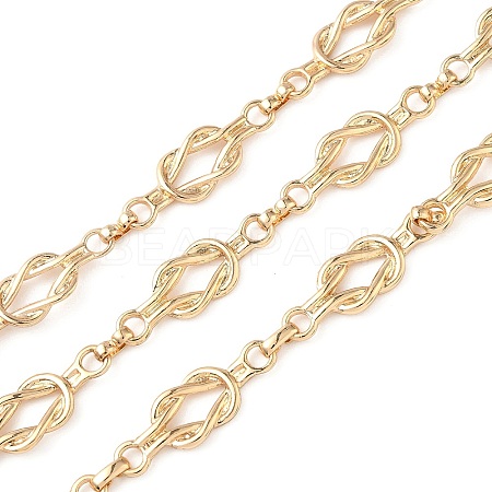 Alloy knot Link Chains LCHA-L002-02G-1