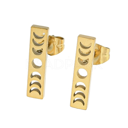 304 Stainless Steel Stud Earrings EJEW-G384-03E-1