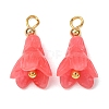 Dyed Synthetic Coral Pendants GG-CBAC295-03G-01-1