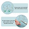 PVD Vacuum Plating 304 Stainless Steel Eye Pins STAS-PH0001-18-4