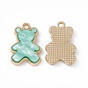 Opaque Resin Pendants PALLOY-P287-07LG-04-1