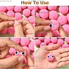 150Pcs Polyester Pom Pom Ball DIY-SC0031-33D-3