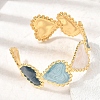 304 Stainless Steel Enamel Open Cuff Bangles SA-CBA4992-04-3