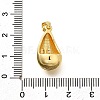Rack Plating Brass Micro Pave Cubic Zirconia Pendants KK-L226-102G-U-3