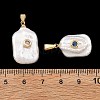 Baroque Natural Keshi Pearl Pendants PALLOY-JF05897-3