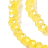 Baking Electroplate Glass Beads Strands DGLA-A039-J2MM-B23-3