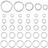 50Pcs 5 Styles 925 Sterling Silver Open Jump Rings STER-BBC0006-19-1