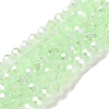 Baking Electroplate Glass Beads Strands DGLA-A039-J6MM-B17-1