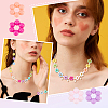   72Pcs 9 Colors Plastic Beads KY-PH0001-58-2