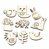 Wooden Cabochons X-WOOD-S040-76-1