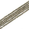 Natural Pyrite Beads Strands G-J002-19-1