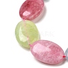Natural Dyed Malaysia Jade Beads Strands G-B137-A01-01I-4