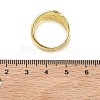 Brass Finger Rings for Women RJEW-K261-07B-G-5