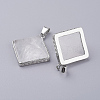 Natural Quartz Crystal Pendants X-G-E442-02W-2
