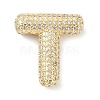 Rack Plating Brass Micro Pave Cubic Zirconia Pendants KK-Q790-01T-G-1