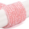 Baking Electroplate Glass Beads Strands DGLA-A039-J4mm-B08-1