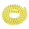 Electroplate Transparent Glass Beads Strands LS-GLAA-T032-T10mm-AB12-3