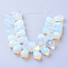 Opalite Beads Strands G-R404-10x16-04-2