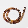 Column Natural Striped Agate/Banded Agate Bead Strands G-M258-41-2