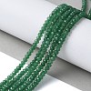 Dyed Natural Malaysia Jade Rondelle Beads Strands G-E316-2x4mm-59-5