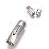 304 Stainless Steel Bayonet Clasps STAS-O114-032C-MP-1