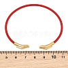 Braided Steel Wire Bangles Making KK-CBA6056-02H-G-3