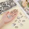 40Sets Iron Baseball Hat Cap Buckle Strap Clasp Clip Kit FIND-BC0014-10P-3